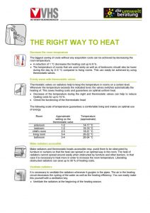The right wy to heat