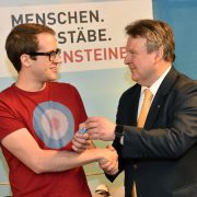 WHA Nussbaumallee, Schlüsselübergabe mit Dr. Michael Ludwig