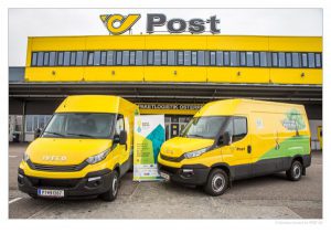 Zwei IVECO Daily Electric Transporter, Credit Österreichische Post AG, Foto Christian Houdek