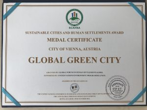 Global Green City Urkunde