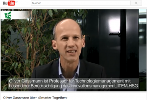 Uni St. Gallen Oliver Gassmann You Tube Standbild