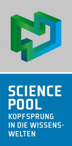 Science Pool, Logo Hochformat