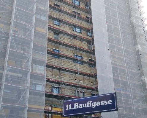 Baufortschritt Hauffgasse, Foto Bojan Schnabl, 2017 07 06