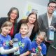 Maria Vassilakou, Barbara Novak und Heinrich Himmer mit Kids