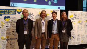 Smarter Together Team aus LÖyon, münchen, Wien und brüssel