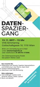 Flyer Datenspaziergang